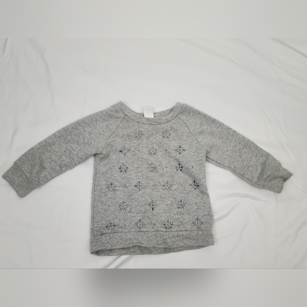 2T | Carter's | Snowflake Sweatshirt | Grey